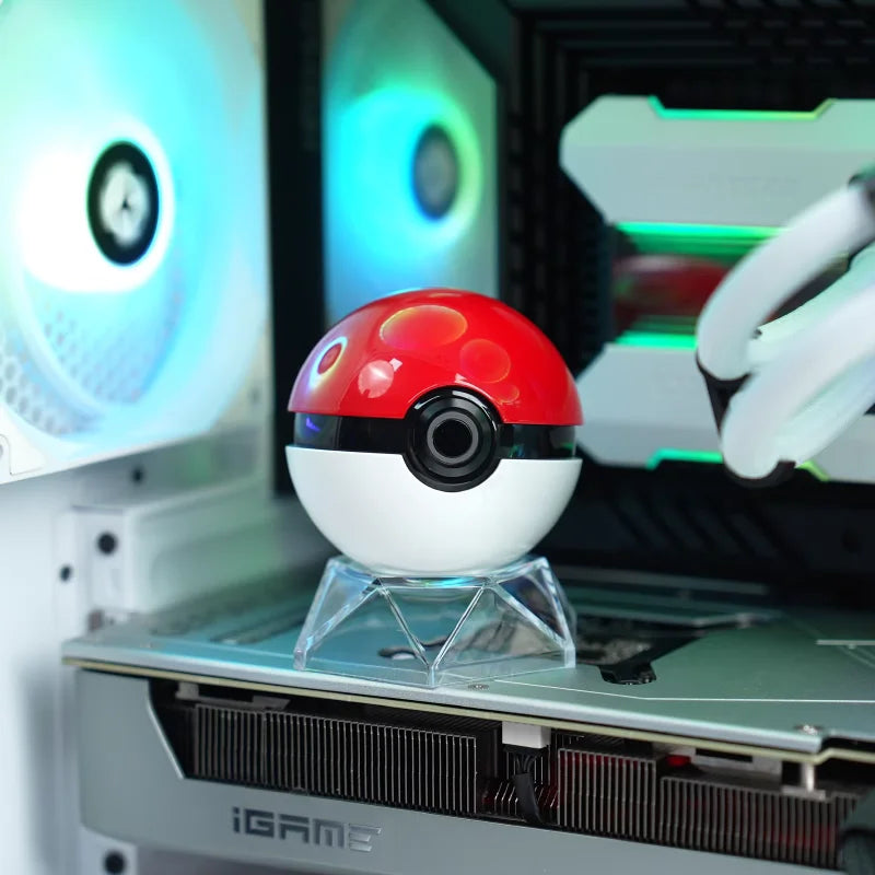Pokémon Poke Ball Remote Power ON/OFF Switch for Desktop Computer Wireless PC Motherboard Boot Button Gaming Room Decoration