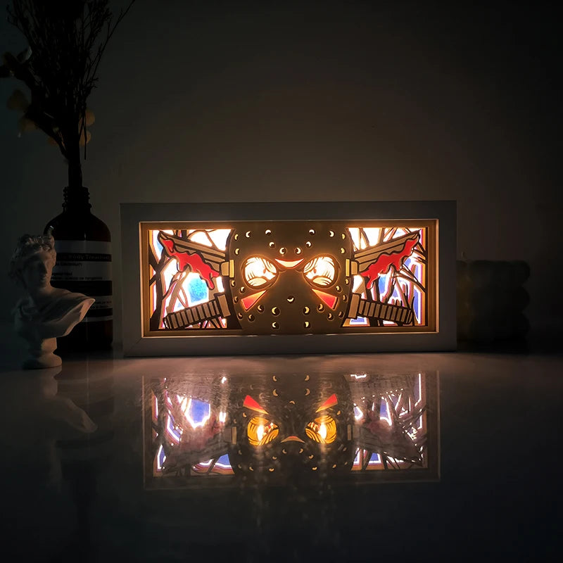 Anime Series Demon Slayer atmosphere light colorful light box room bedroom night light remote control