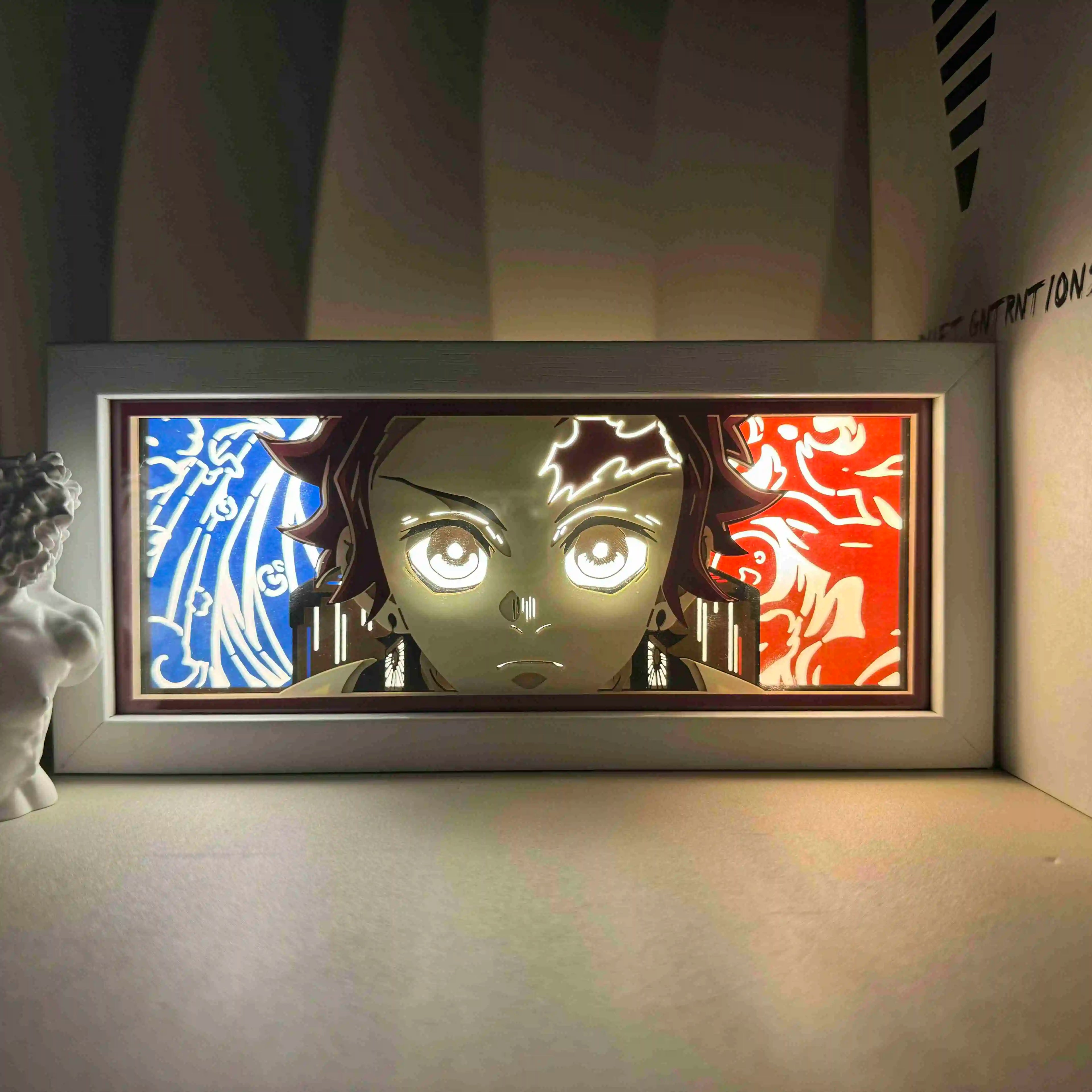 Anime Series Demon Slayer atmosphere light colorful light box room bedroom night light remote control