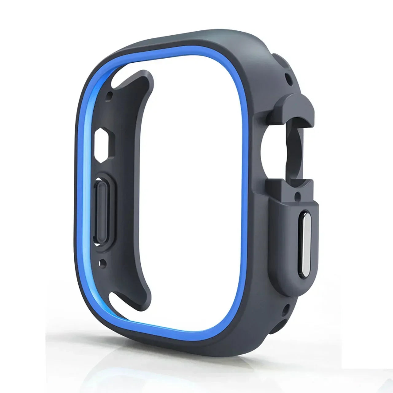 TPU Case+Silicone Strap For Apple Watch Band ultra 49mm 42mm 38mm Sport Band For Iwatch series9 8 7 6 SE 5 4 45mm 44mm 40mm 41mm