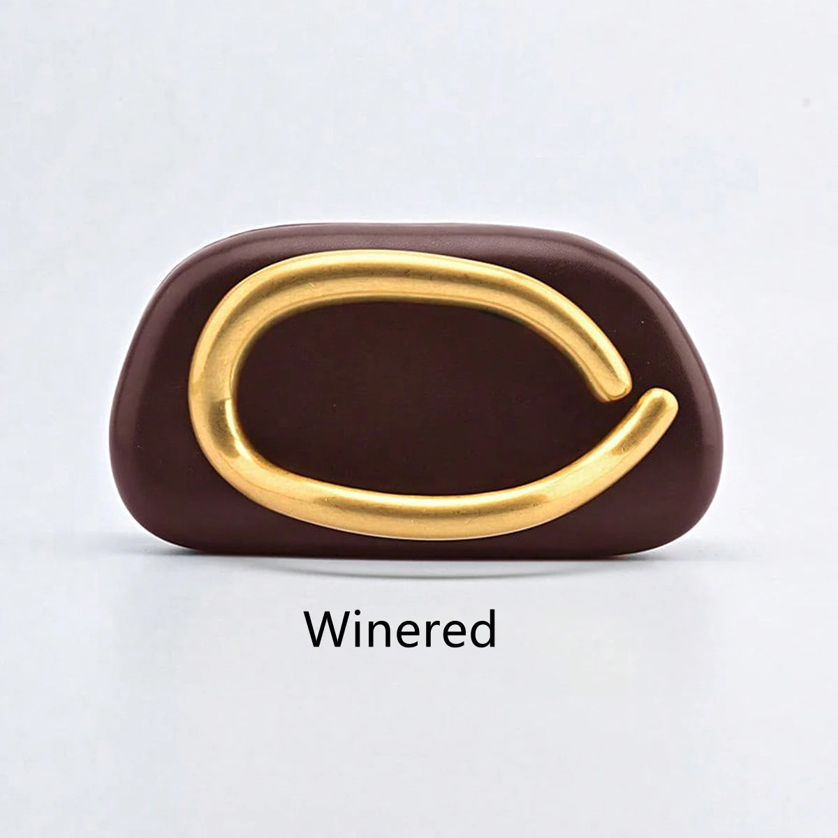 Gold Metal Closure Clutch Fashion Design Women's Wedding Party Crossbody Handbag Classic All-match