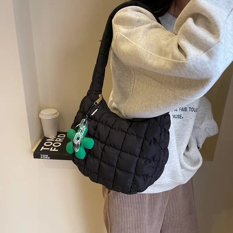 Women's Sweet Fashion Casual Bubble Dumpling Cloud Exquisite Shoulder Carry Bag