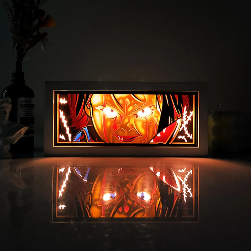 Anime Series Demon Slayer atmosphere light colorful light box room bedroom night light remote control