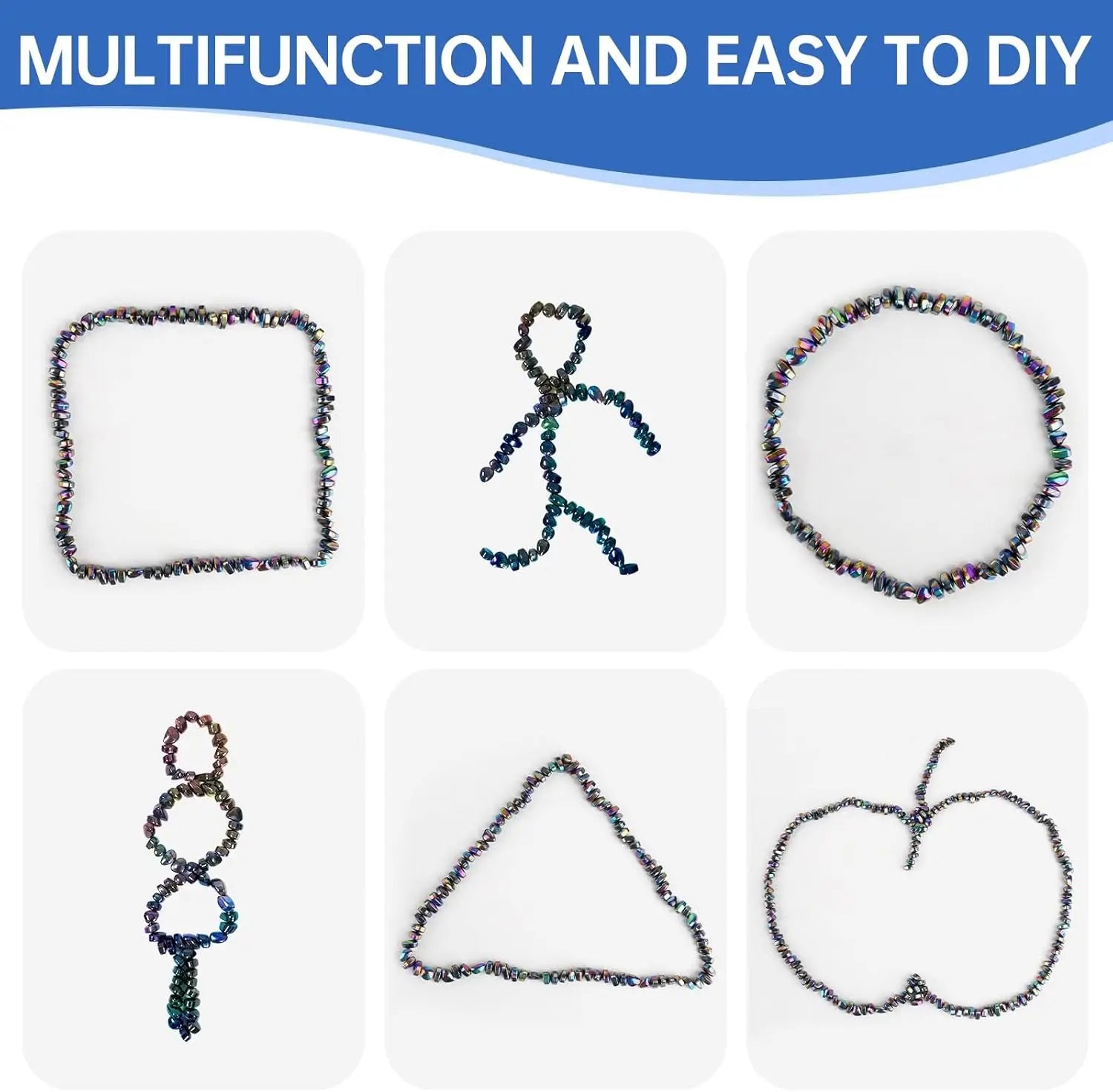 Magnet Stress Toy, Weak Magnetic Fidget Ferrite Putty Anxiety Anti Stress Relief Toys for ADHD Autism EDC Fidgeting Toys