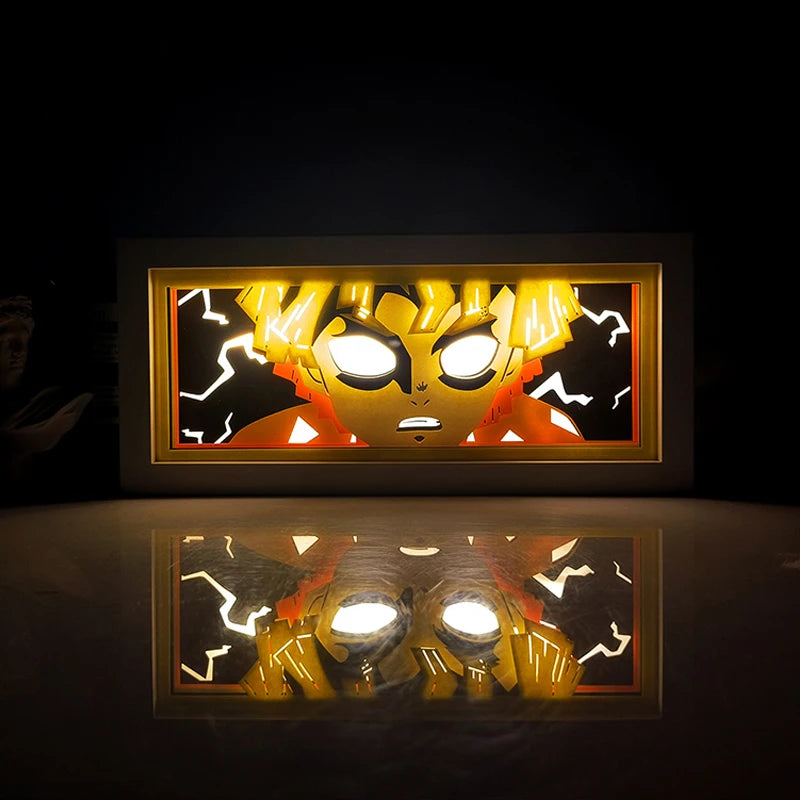 Anime Series Demon Slayer atmosphere light colorful light box room bedroom night light remote control