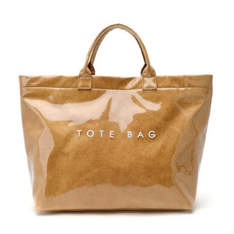 HOT Selling Cross Border Large Capacity Ladies Dupont Paper Handbag Tote Mommy Bag