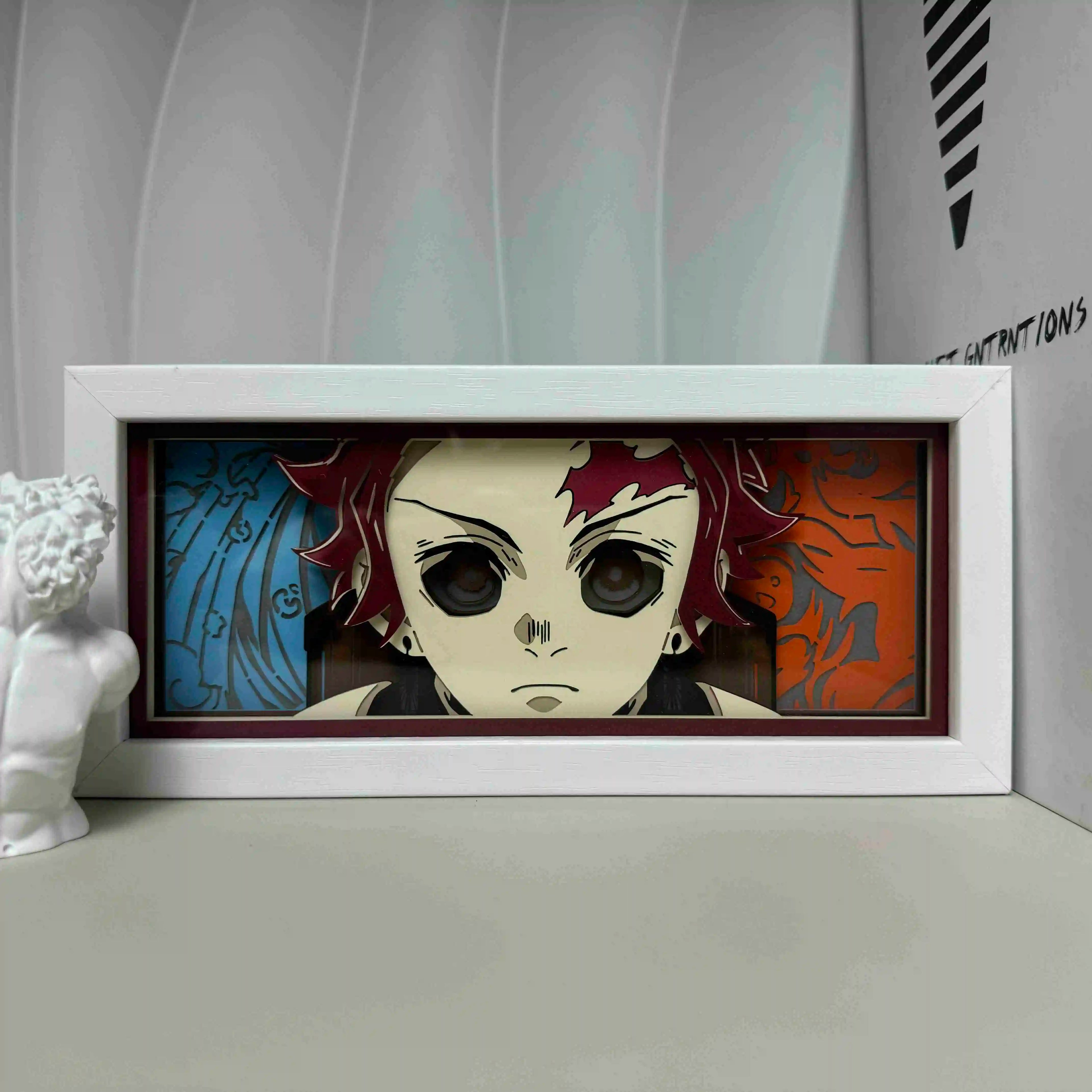Anime Series Demon Slayer atmosphere light colorful light box room bedroom night light remote control