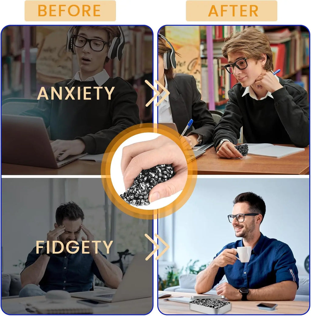 Magnet Stress Toy, Weak Magnetic Fidget Ferrite Putty Anxiety Anti Stress Relief Toys for ADHD Autism EDC Fidgeting Toys