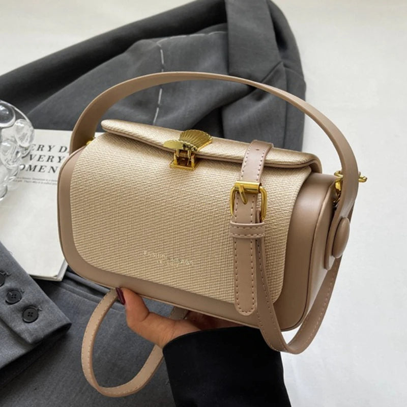 Simple Fashion Mini Square Women Crossbody Bags 2025 Luxury Handbags Pure Color Shoulder Satchels