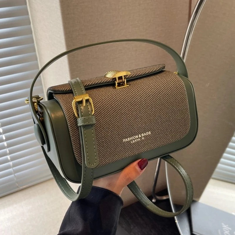 Simple Fashion Mini Square Women Crossbody Bags 2025 Luxury Handbags Pure Color Shoulder Satchels