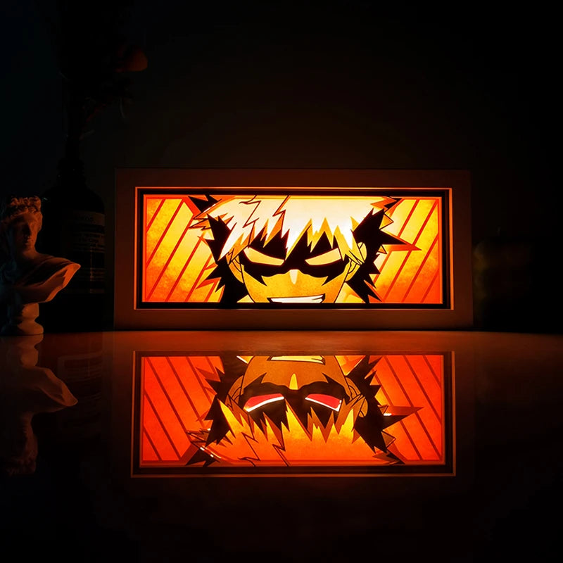 Anime Series Demon Slayer atmosphere light colorful light box room bedroom night light remote control