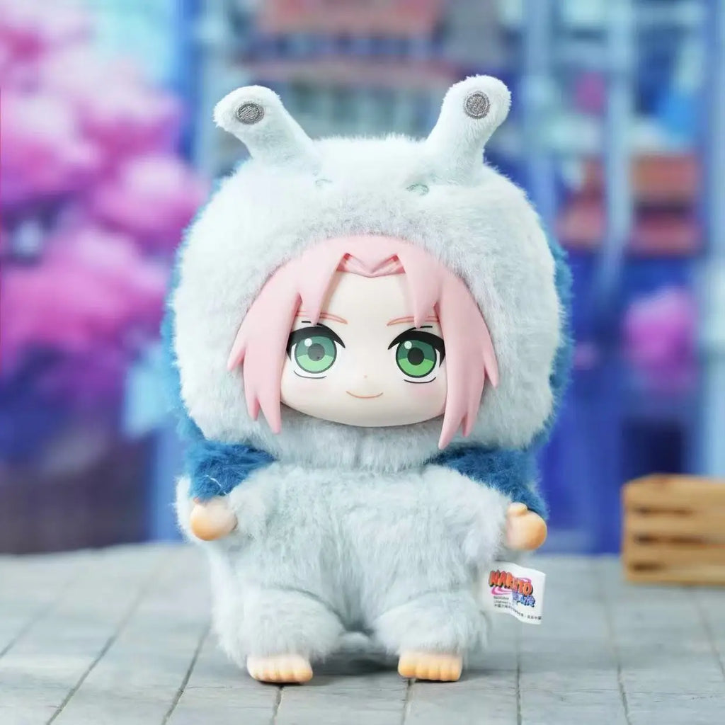 Shippuden Blind Box Beast Party Series Cute Plush Doll Toy Cartoon Backpack Pendant Anime Peripheral Gift Box Naruto