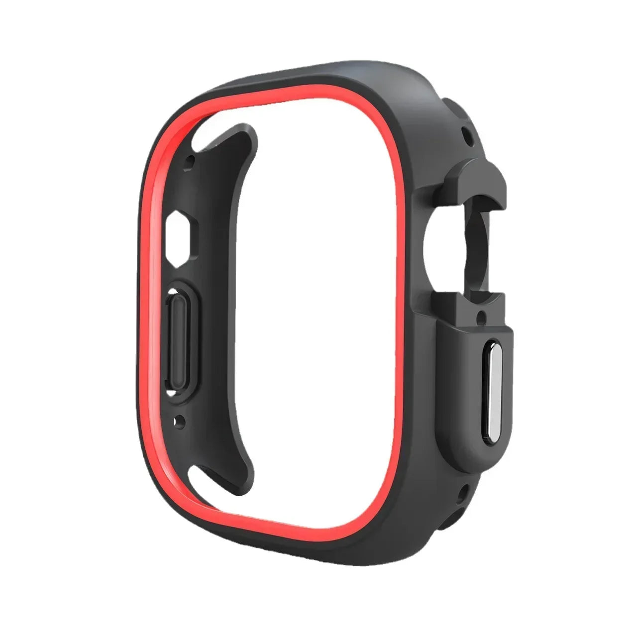 TPU Case+Silicone Strap For Apple Watch Band ultra 49mm 42mm 38mm Sport Band For Iwatch series9 8 7 6 SE 5 4 45mm 44mm 40mm 41mm