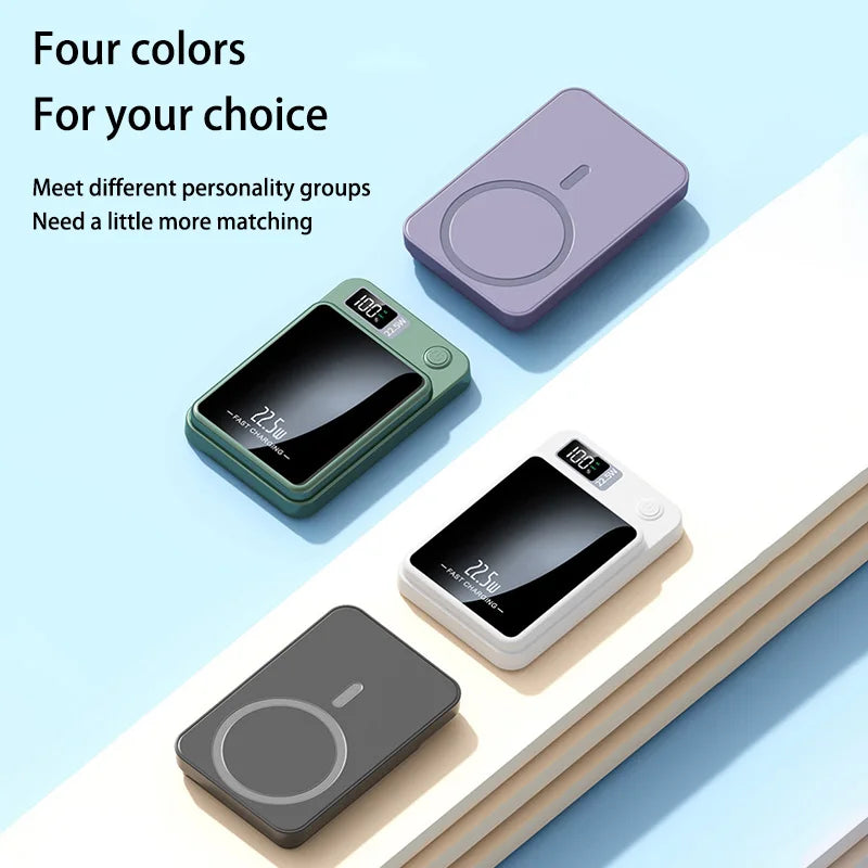 Magnetic Wireless PowerBank 30000mAh 22.5W Fast Charging External Battery for Xiaomi Samsung iPhone PD 20W for Magsafe Powerbank