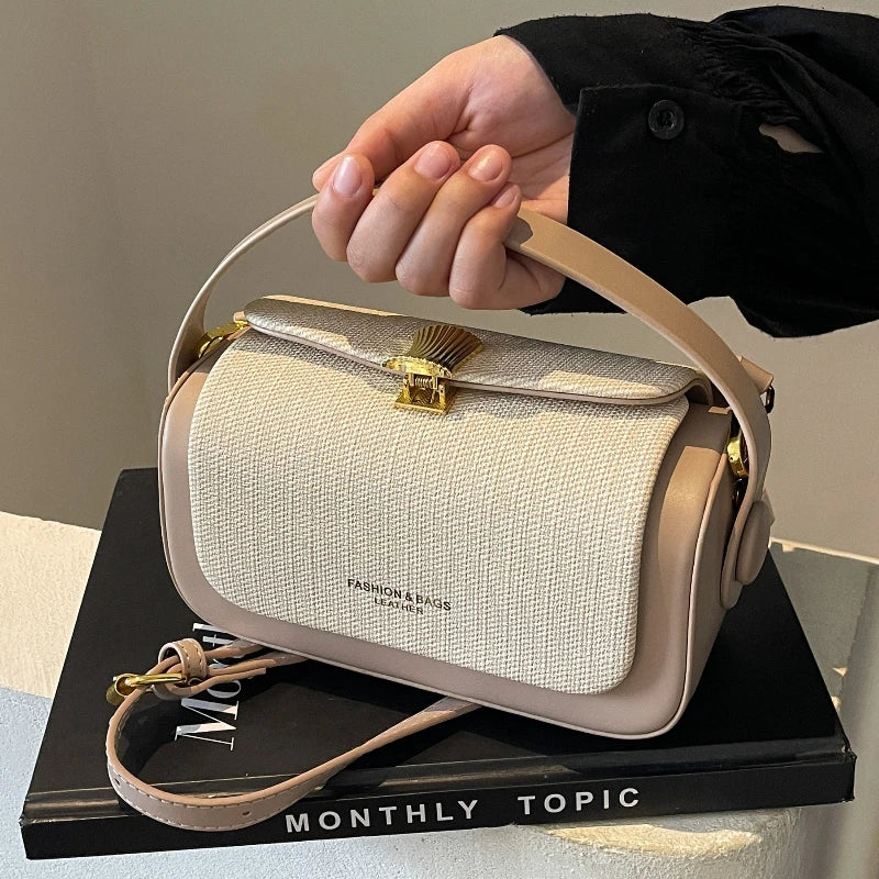Simple Fashion Mini Square Women Crossbody Bags 2025 Luxury Handbags Pure Color Shoulder Satchels