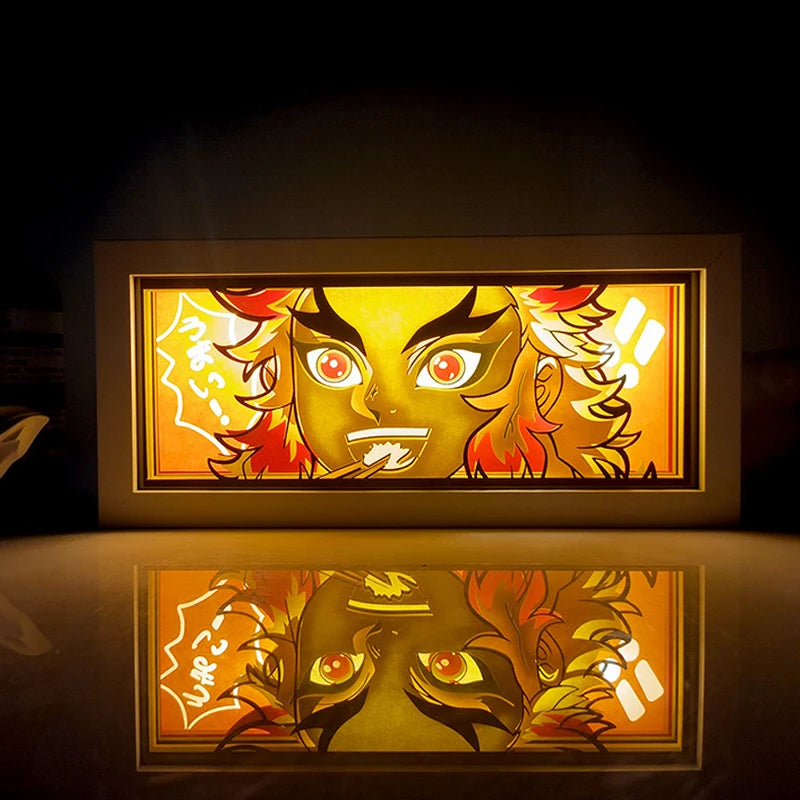 Anime Series Demon Slayer atmosphere light colorful light box room bedroom night light remote control