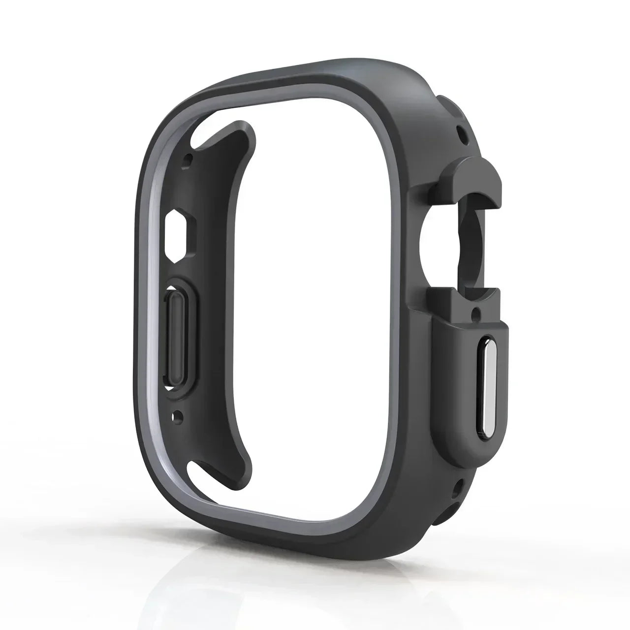 TPU Case+Silicone Strap For Apple Watch Band ultra 49mm 42mm 38mm Sport Band For Iwatch series9 8 7 6 SE 5 4 45mm 44mm 40mm 41mm
