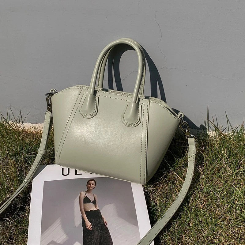 NEW 2025 Niche Wing Bag Temperament Cowhide Large Capacity Shoulder Dumpling Crossbody Bag