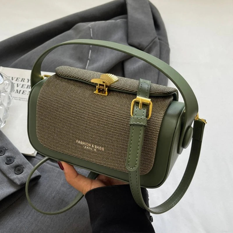 Simple Fashion Mini Square Women Crossbody Bags 2025 Luxury Handbags Pure Color Shoulder Satchels