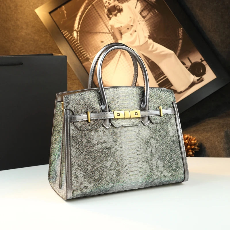 NEW Handbag Fashionable Light Luxury Platinum Large Capacity Single-Shoulder Crossbody Bag