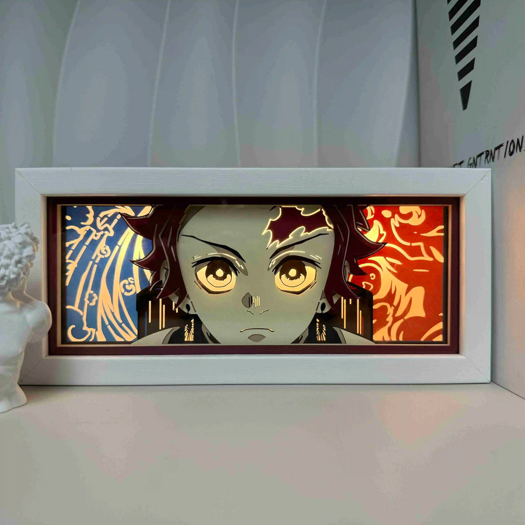 Anime Series Demon Slayer atmosphere light colorful light box room bedroom night light remote control