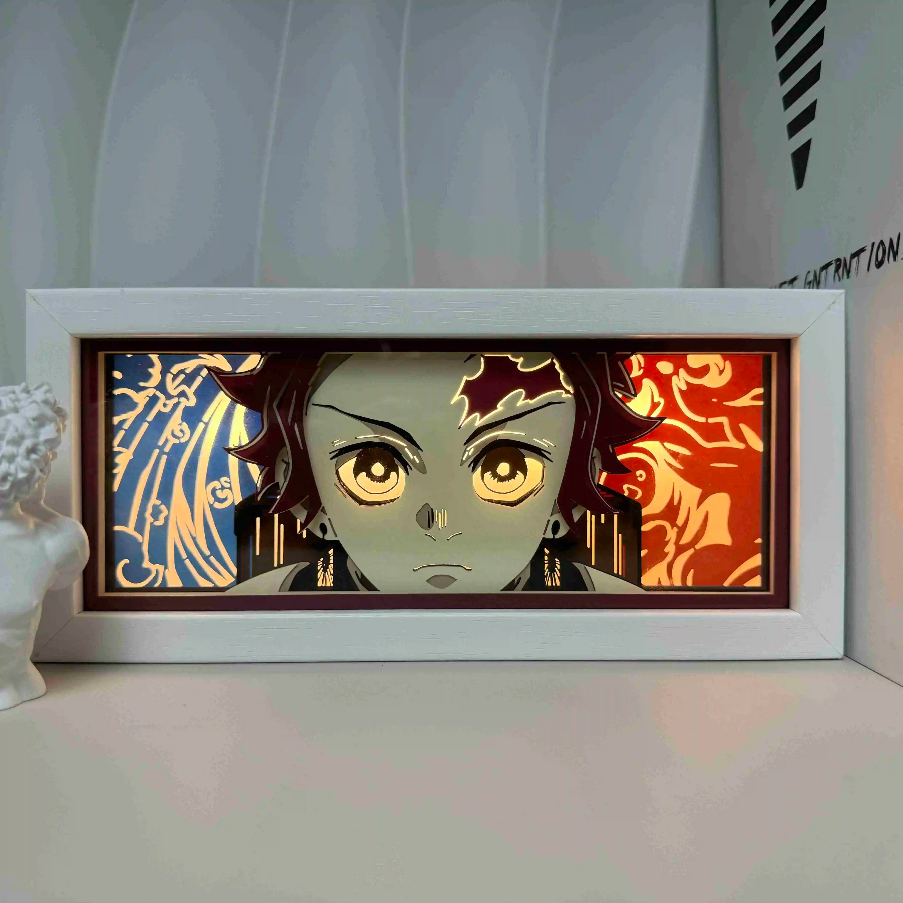 Anime Series Demon Slayer atmosphere light colorful light box room bedroom night light remote control