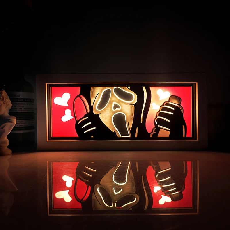 Anime Series Demon Slayer atmosphere light colorful light box room bedroom night light remote control