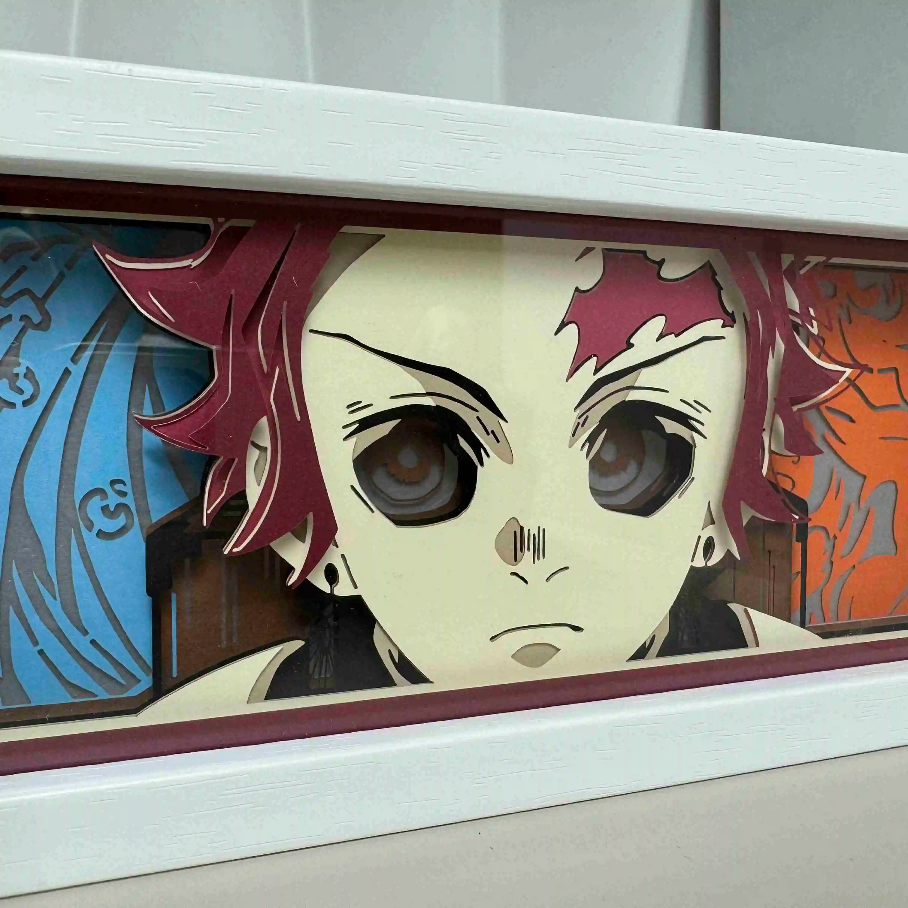 Anime Series Demon Slayer atmosphere light colorful light box room bedroom night light remote control