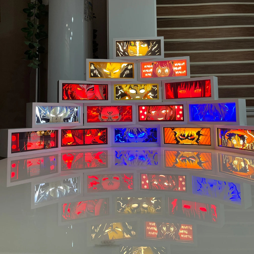 Anime Series Demon Slayer atmosphere light colorful light box room bedroom night light remote control