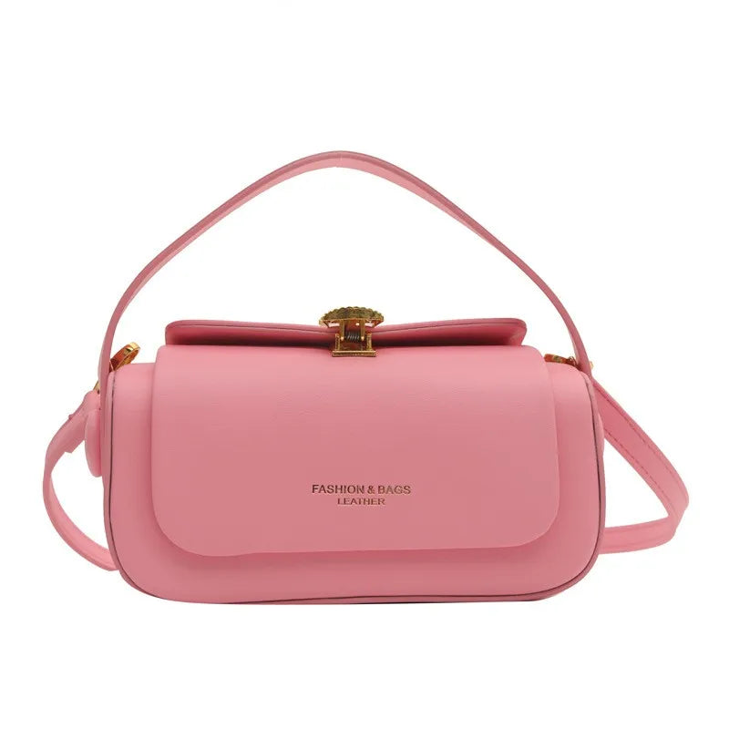 Simple Fashion Mini Square Women Crossbody Bags 2025 Luxury Handbags Pure Color Shoulder Satchels