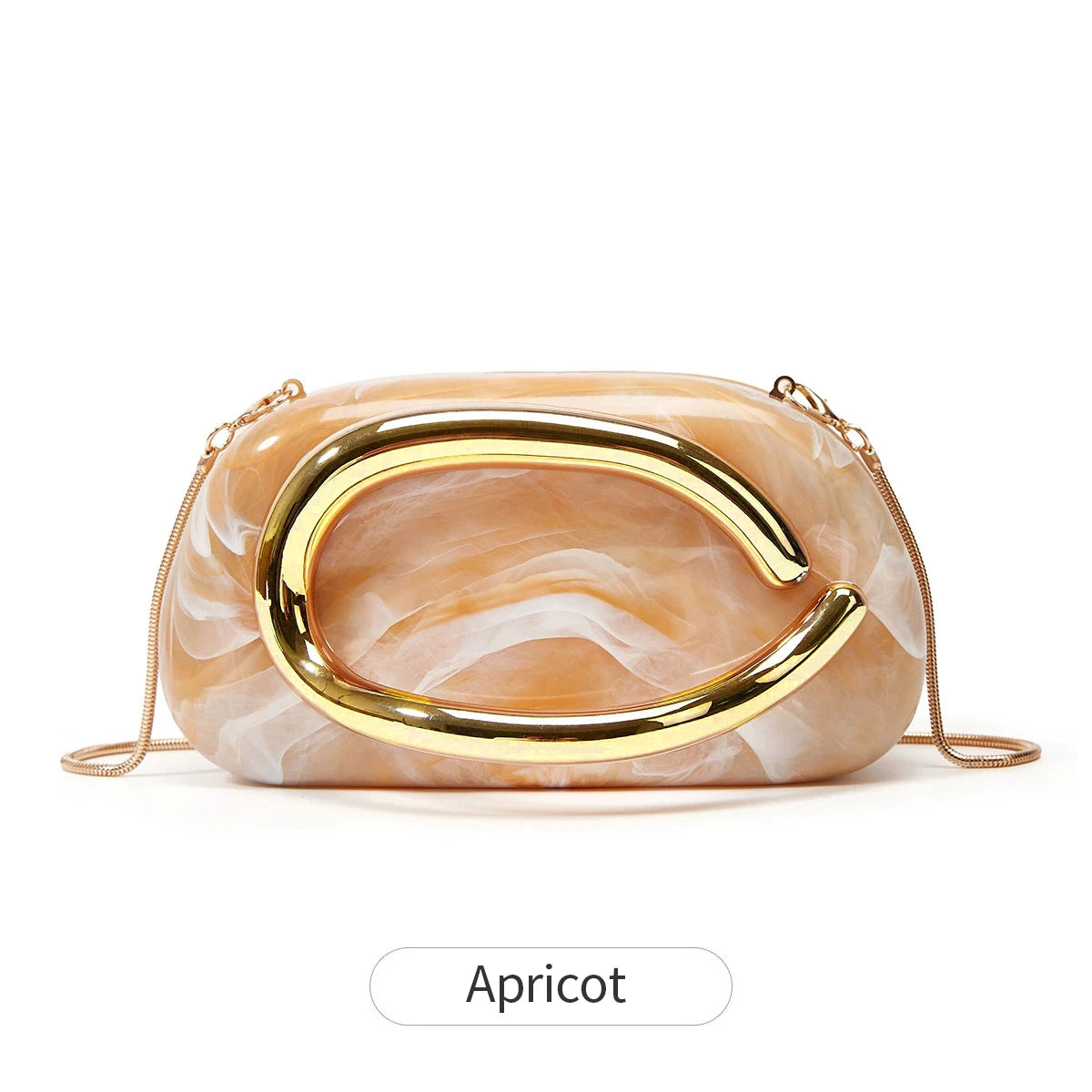 Women's Sealed Acrylic Clutch Fashion Dinner Wedding Party Handbag Elegant Luxury Crossbody Shoulder Bag