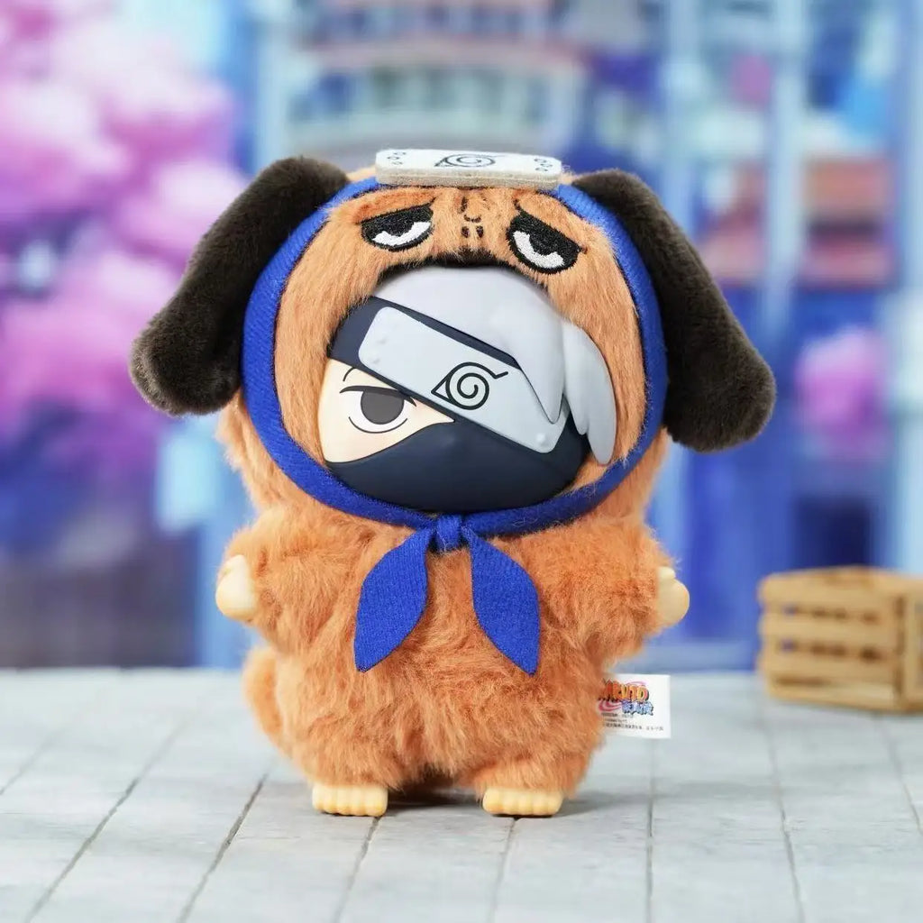 Shippuden Blind Box Beast Party Series Cute Plush Doll Toy Cartoon Backpack Pendant Anime Peripheral Gift Box Naruto