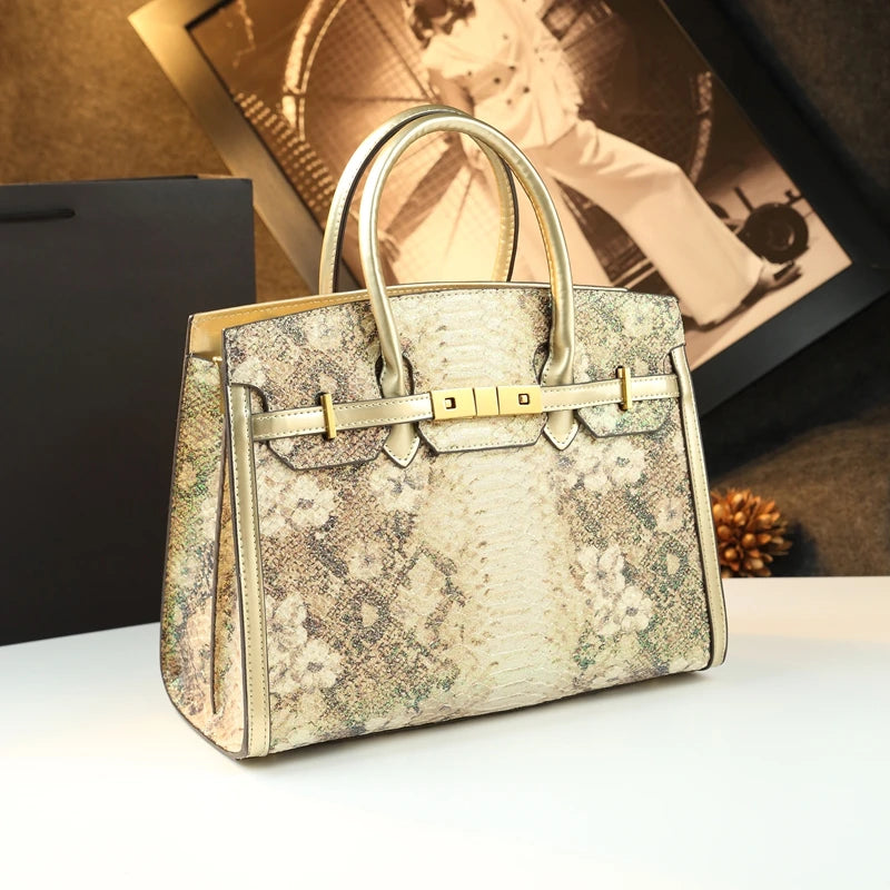 NEW Handbag Fashionable Light Luxury Platinum Large Capacity Single-Shoulder Crossbody Bag