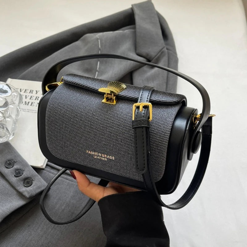 Simple Fashion Mini Square Women Crossbody Bags 2025 Luxury Handbags Pure Color Shoulder Satchels